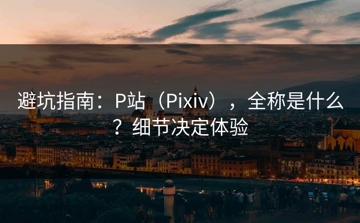 避坑指南：P站（Pixiv），全称是什么？细节决定体验